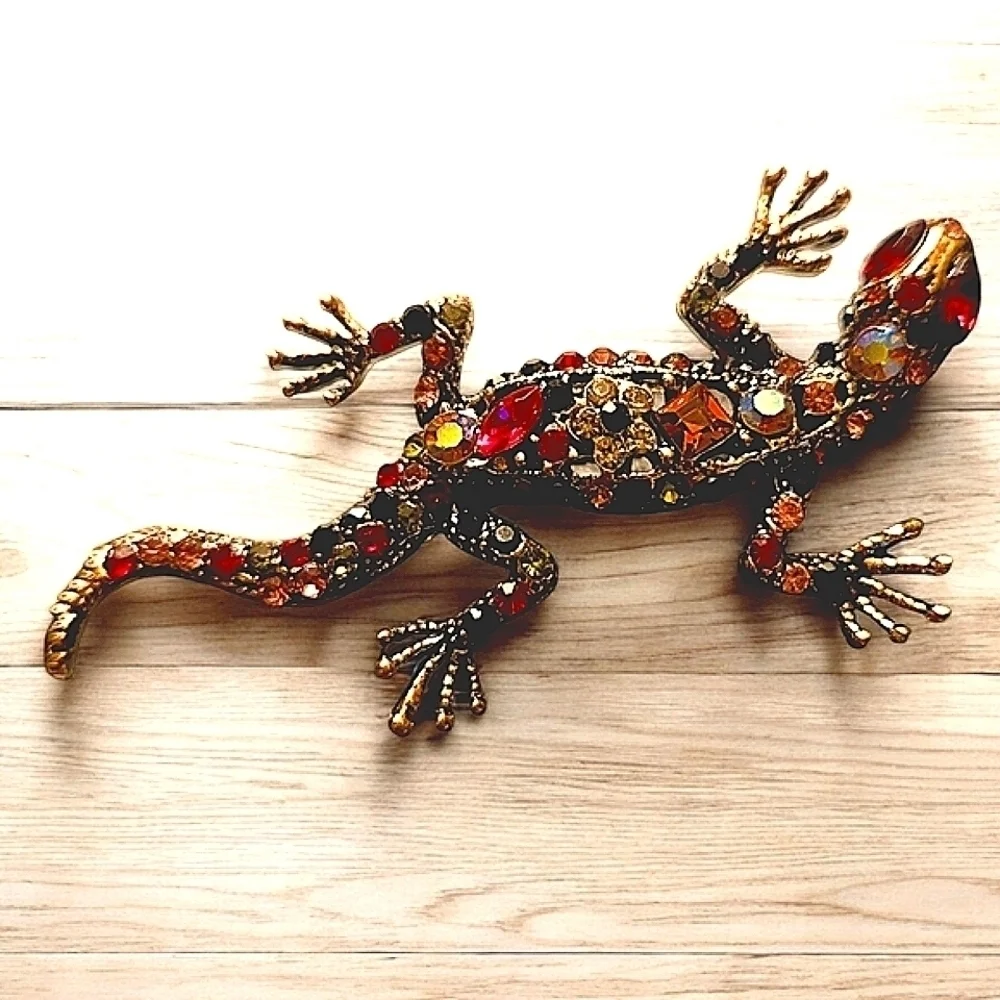Unique Salamander Brooch NWT